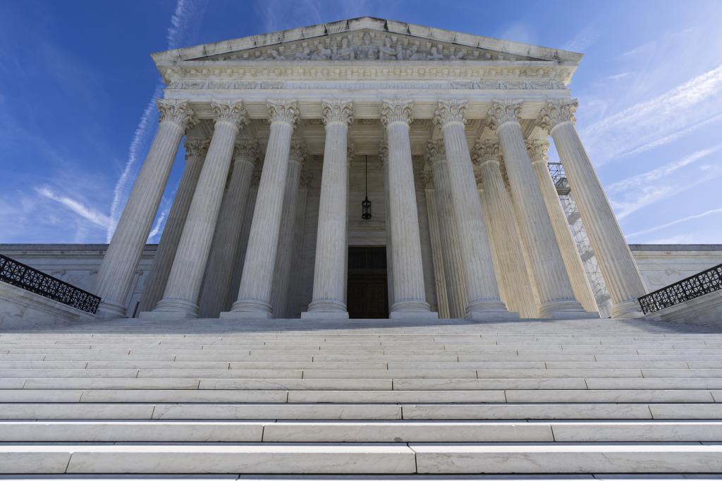 The Supreme Court is seen in Washington.