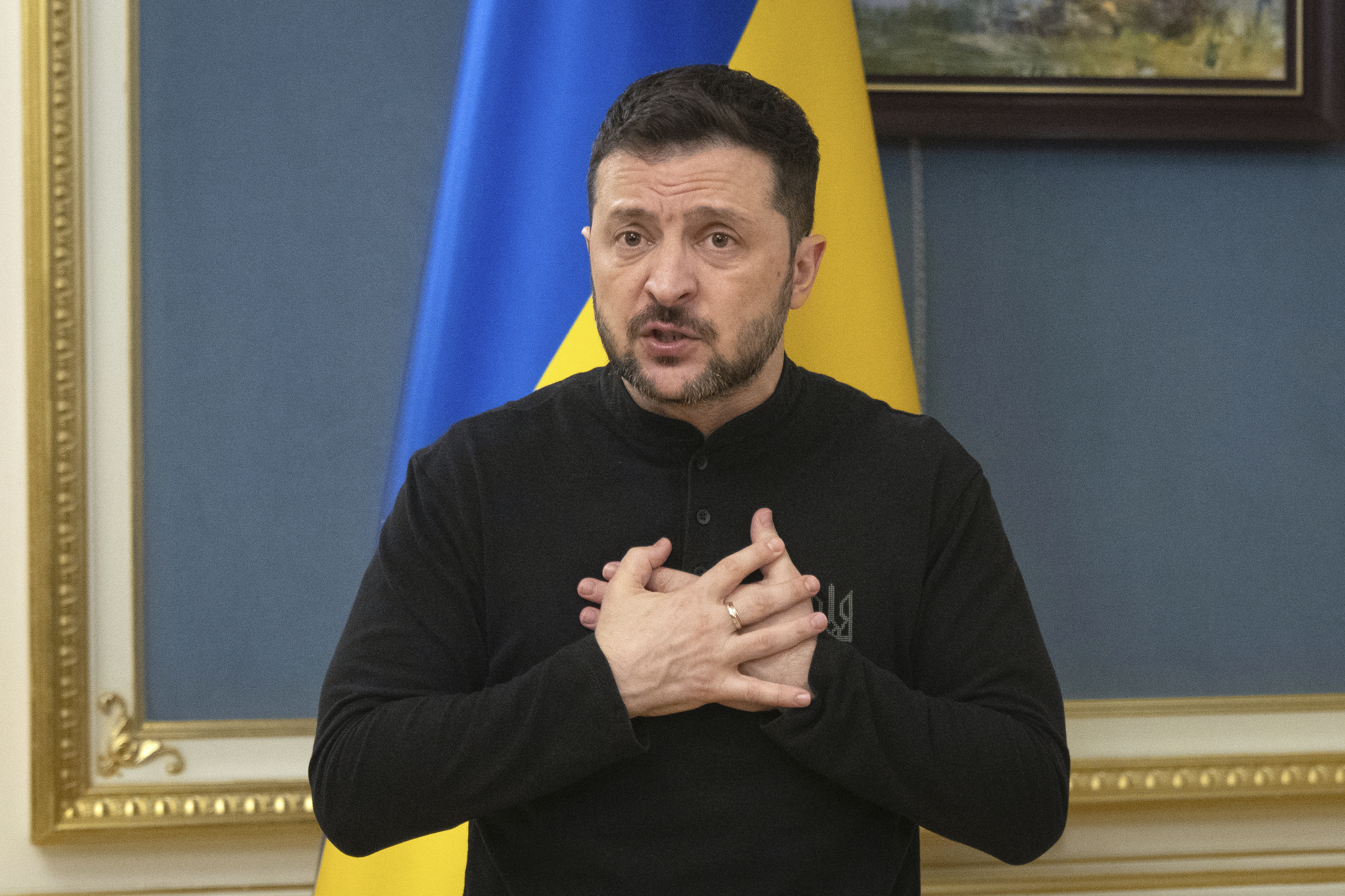 Ukrainian President Volodymyr Zelenskyy.