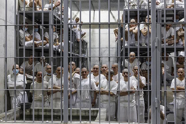 A detention center in El Salvador.