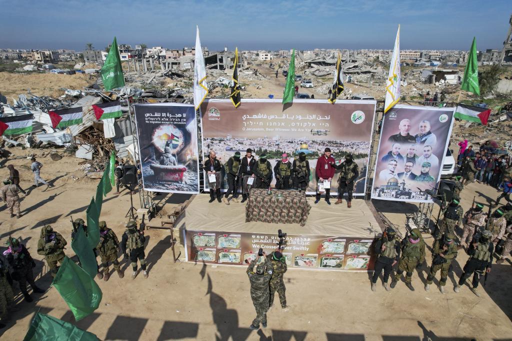 Hamas and islamic Jihad fighters.
