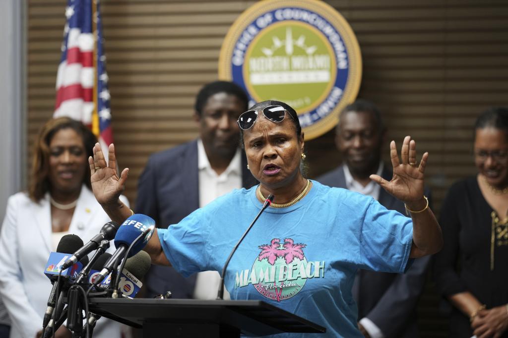 Haitian community activist Farah Juste.