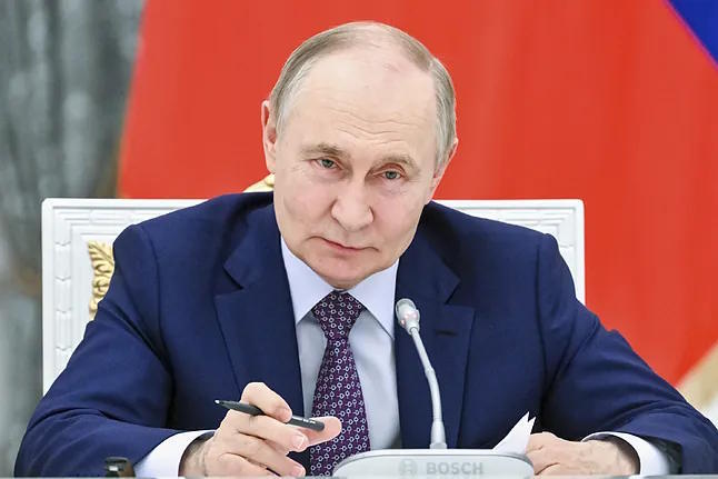 Russian President Vladimir Putin, on Monday in Moscow.