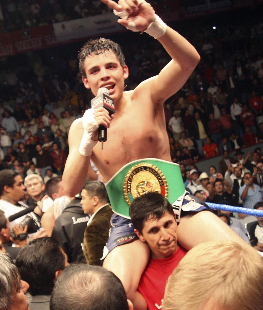 Mexican boxer Julio Cesar Chavez Jr.