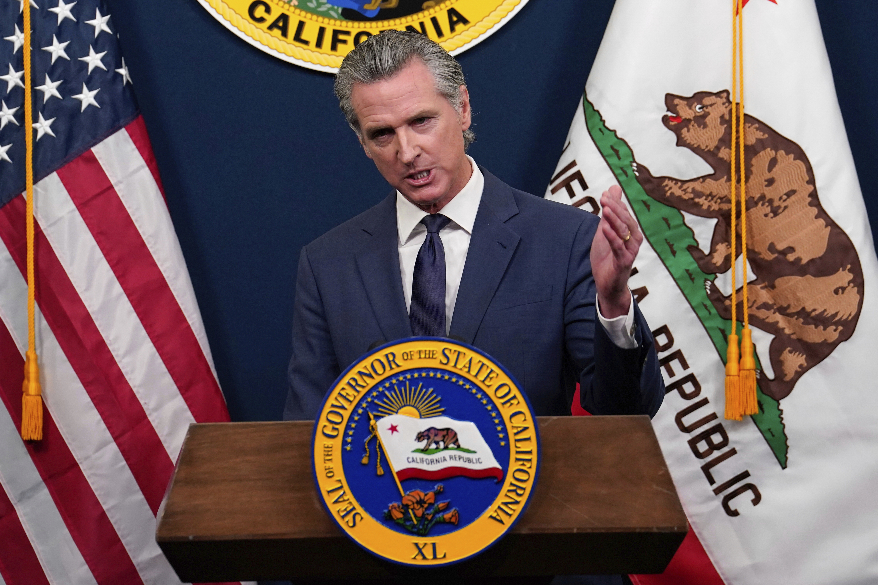 Calif. Gov. Gavin Newsom.