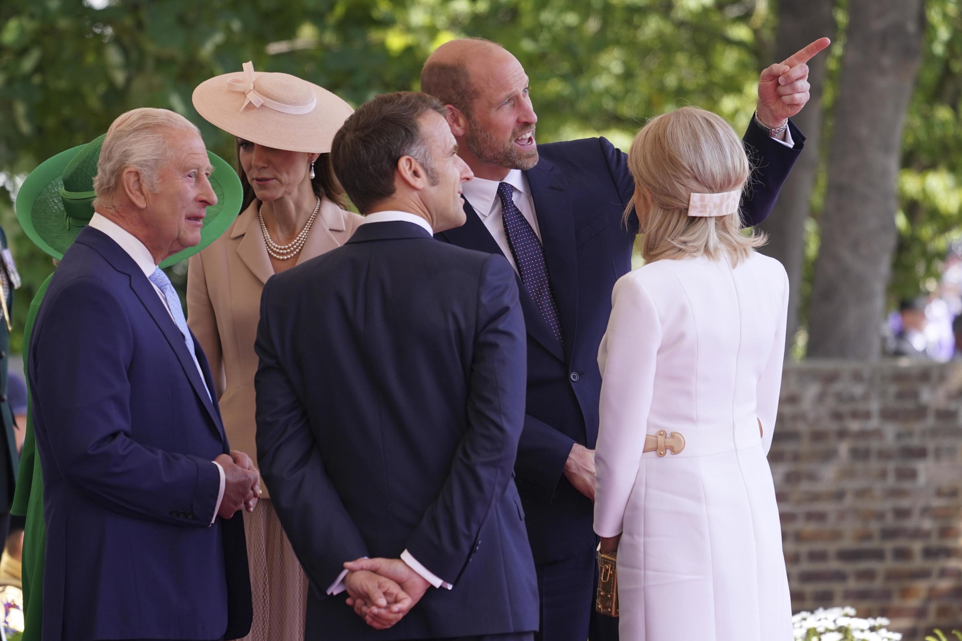 Britain's King Charles III, Kate and Prince William welcome Macron.