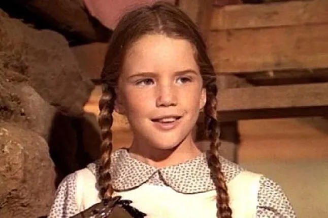 Melissa Gilbert, as Laura Ingalls, in a scene from Little House on the Prairie.