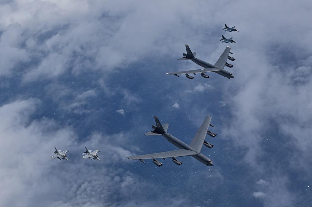 US Air Force, South Korean Air Force and Japanese Air Self-Defense.