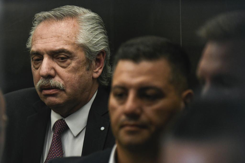 Former Argentine president Alberto Fernandez.