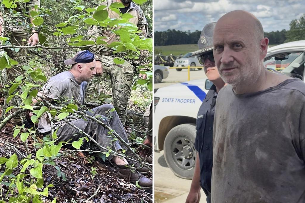 Recapture of escaped inmate Grant Hardin.