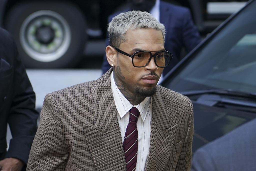 Grammy-winning singer Chris Brown.