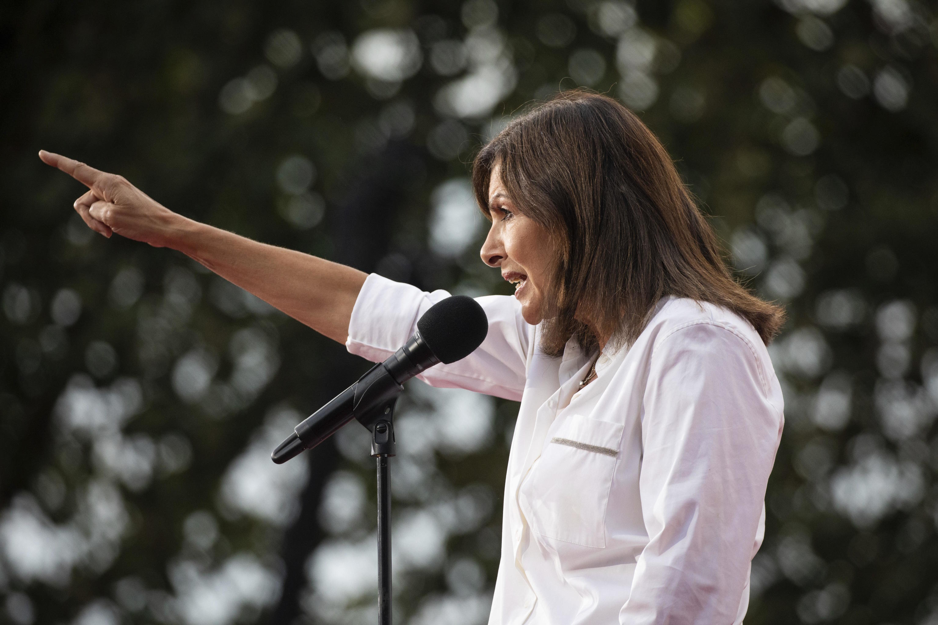 Mayor of Paris Anne Hidalgo.