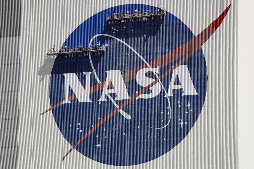 NASA logo.