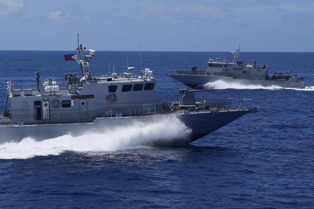 Philippine military dril.