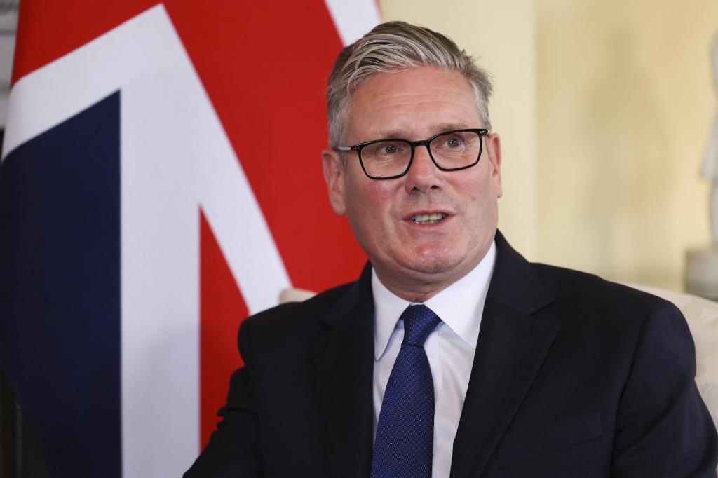 British Prime Minister Keir Starmer.