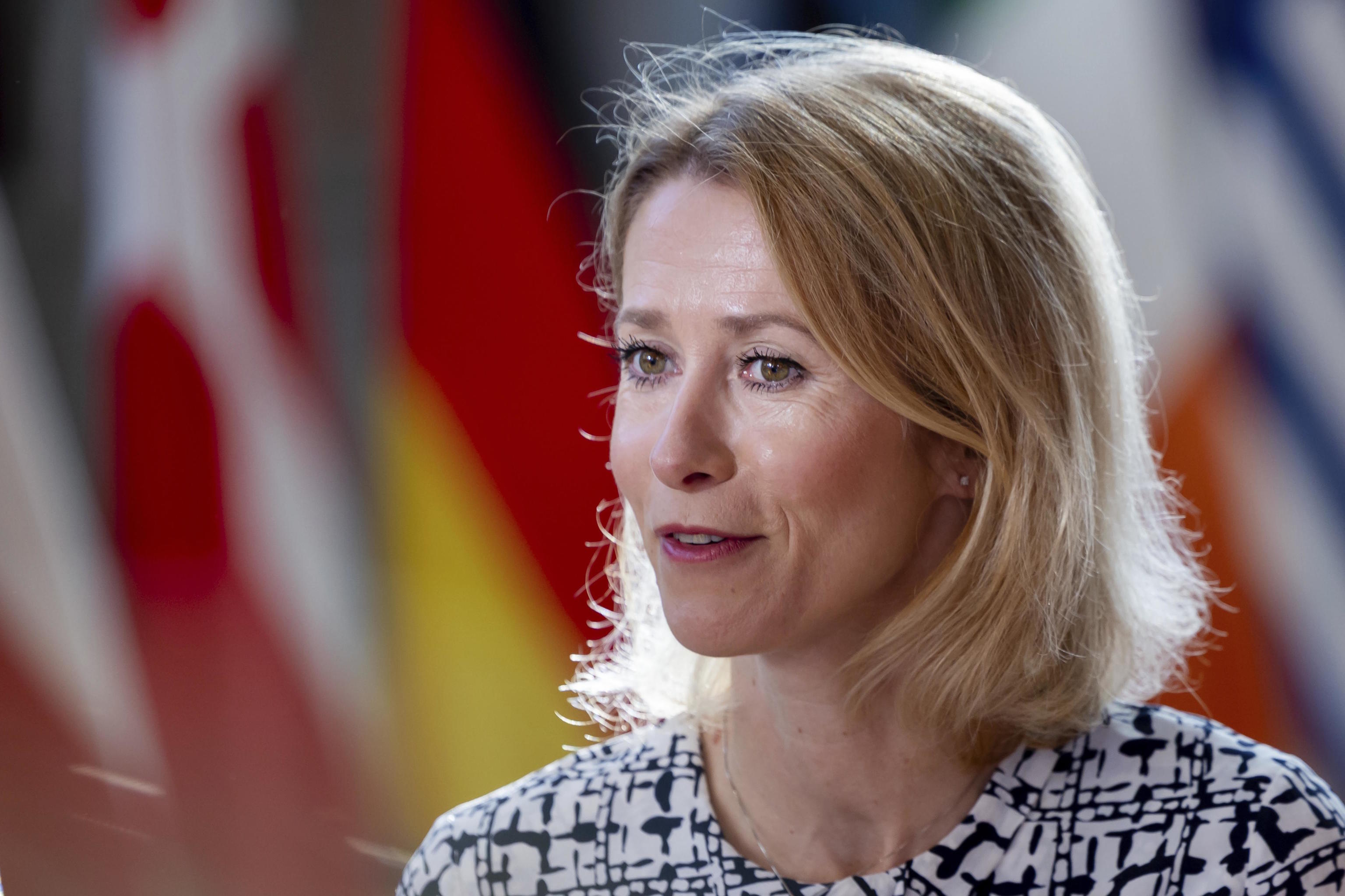 The European Union's foreign policy chief, Kaja Kallas.