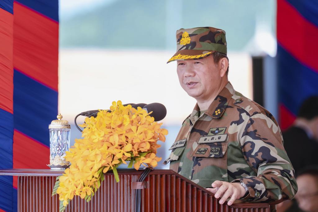 Cambodian Prime Minister Hun Manet.