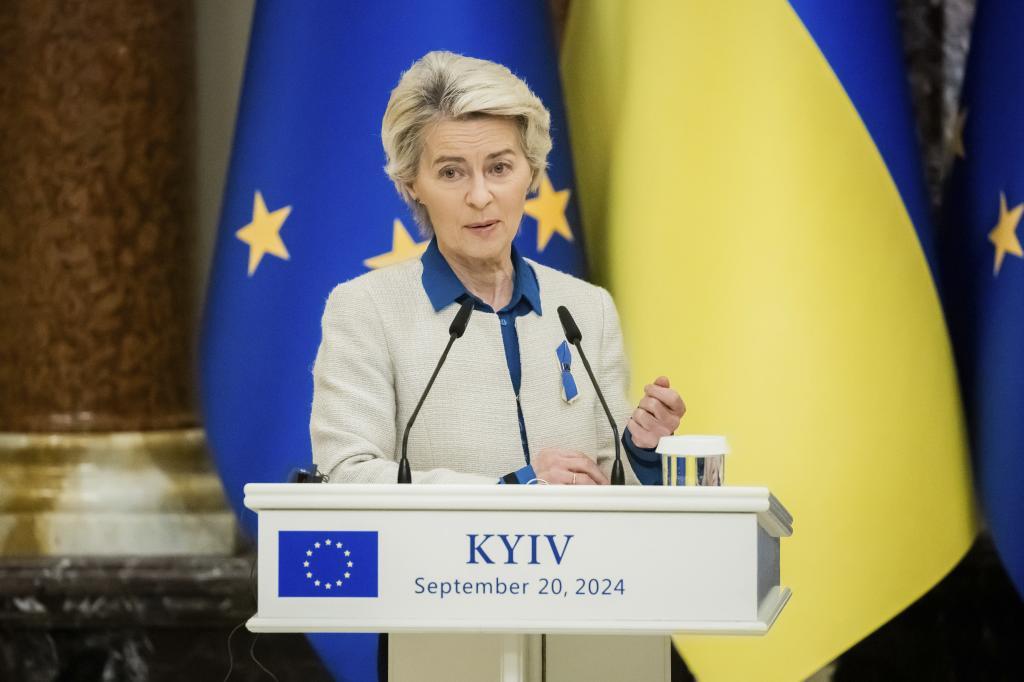 Ursula von der Leyen, President of the European Commission.
