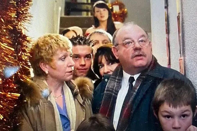 Joanna Bacon, in the movie 'Love Actually'.
