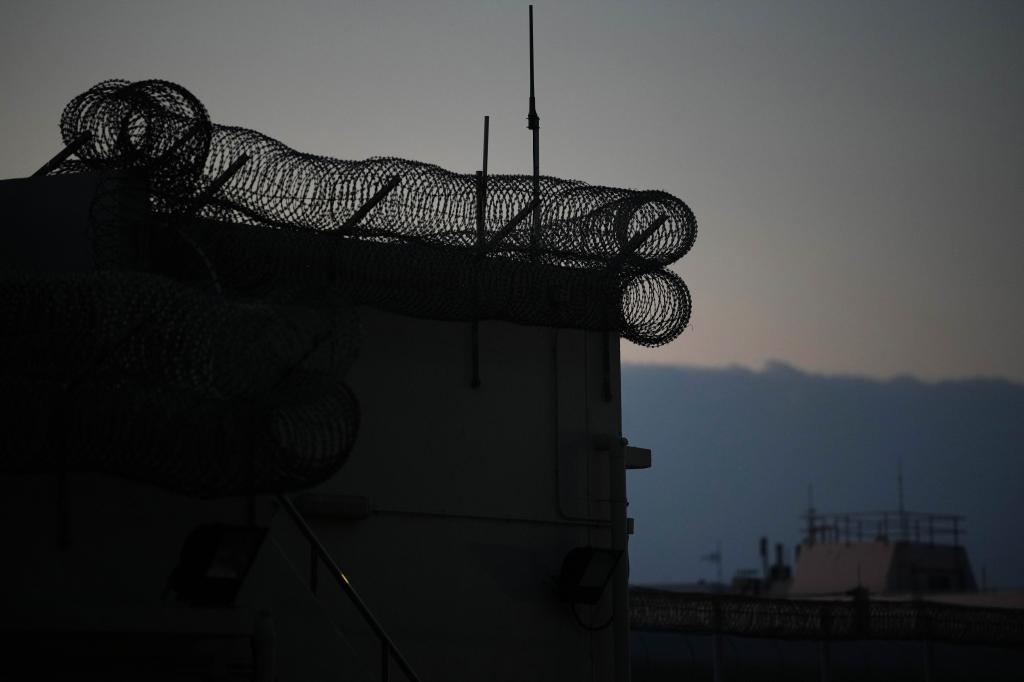 Exterior view of Shek Pik Prison is seen in Hong Kong.