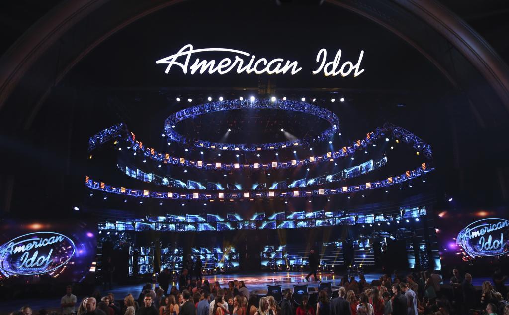 The stage at the "American Idol" farewell season.