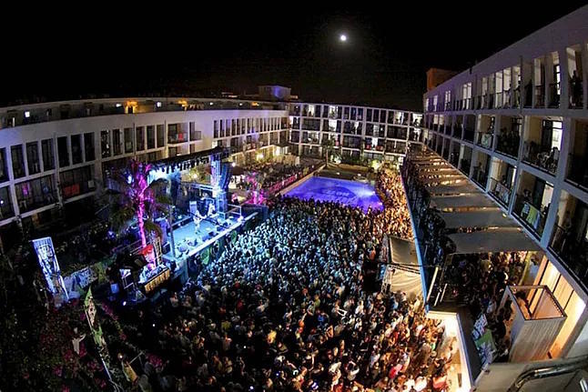File image of the Ibiza Rocks Festival.