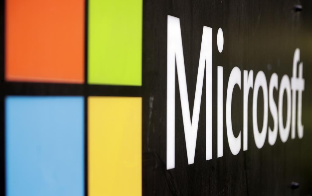 Microsoft logo.