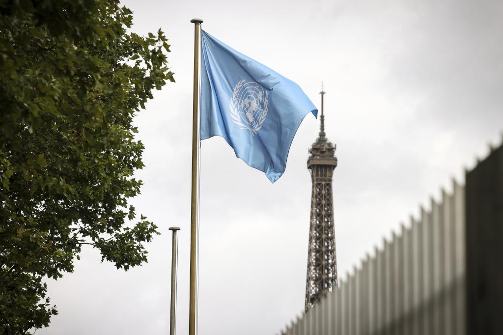 UNESCO's flag.