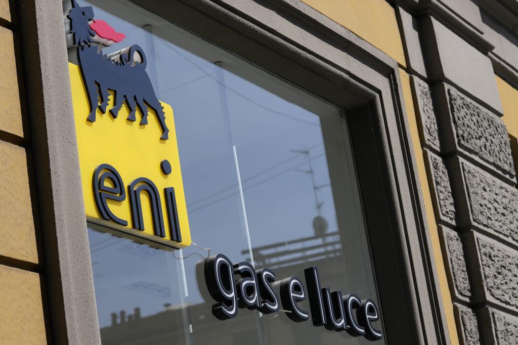 Eni Energy store, in Milan, Italy.