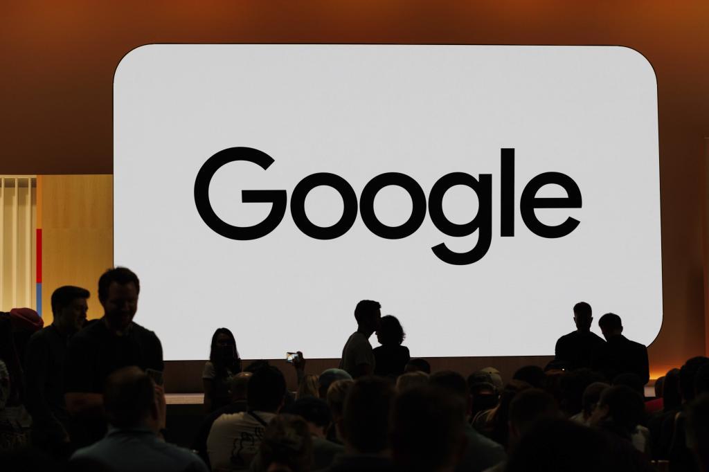 Audience members gather at Made By Google.