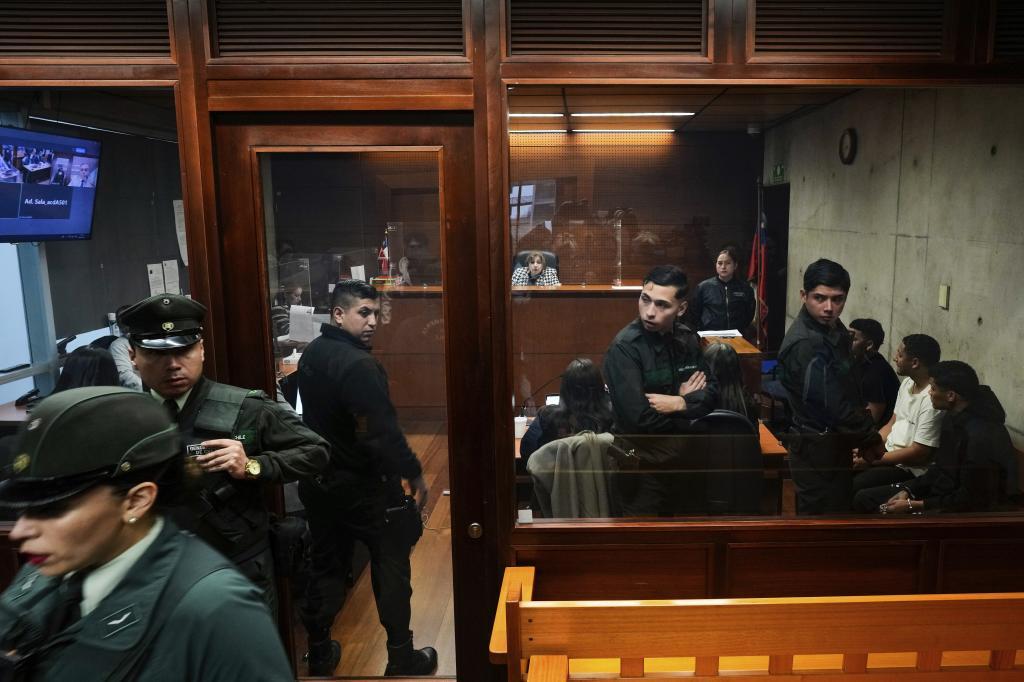Alleged members of the Tren de Aragua gang.