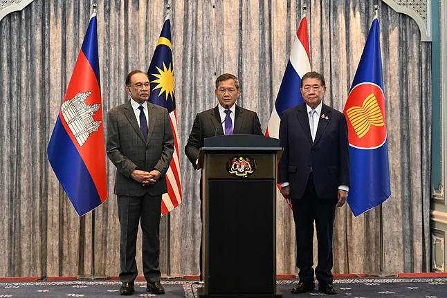 Talks for a ceasefire in Putrajaya, Malaysia.