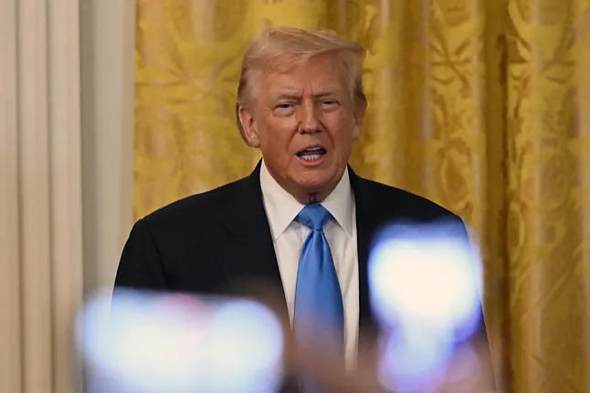 Donald Trump, President of the US, last Wednesday.