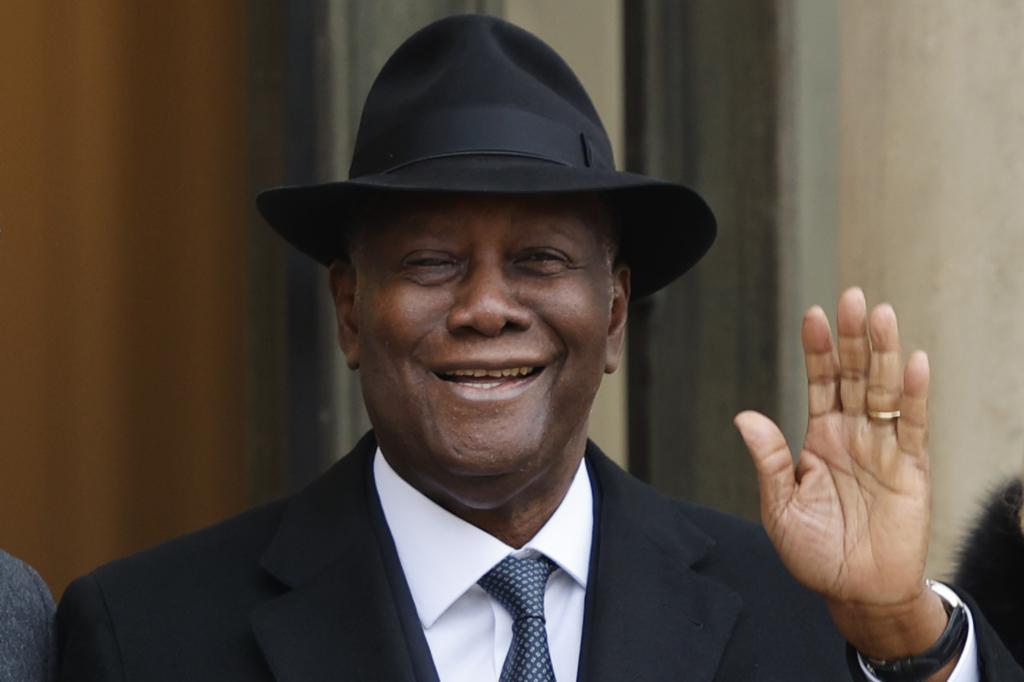 Ivory Coast President Alassane Ouattara.