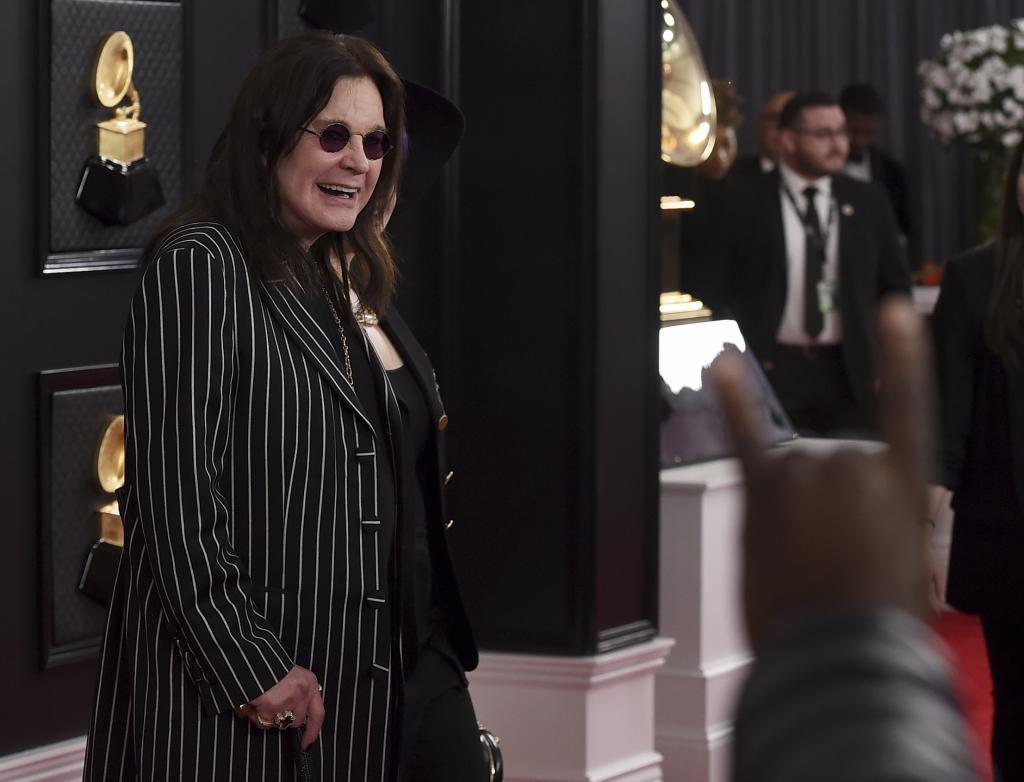 Ozzy Osbourne arrives at the 62nd annual Grammy Awards