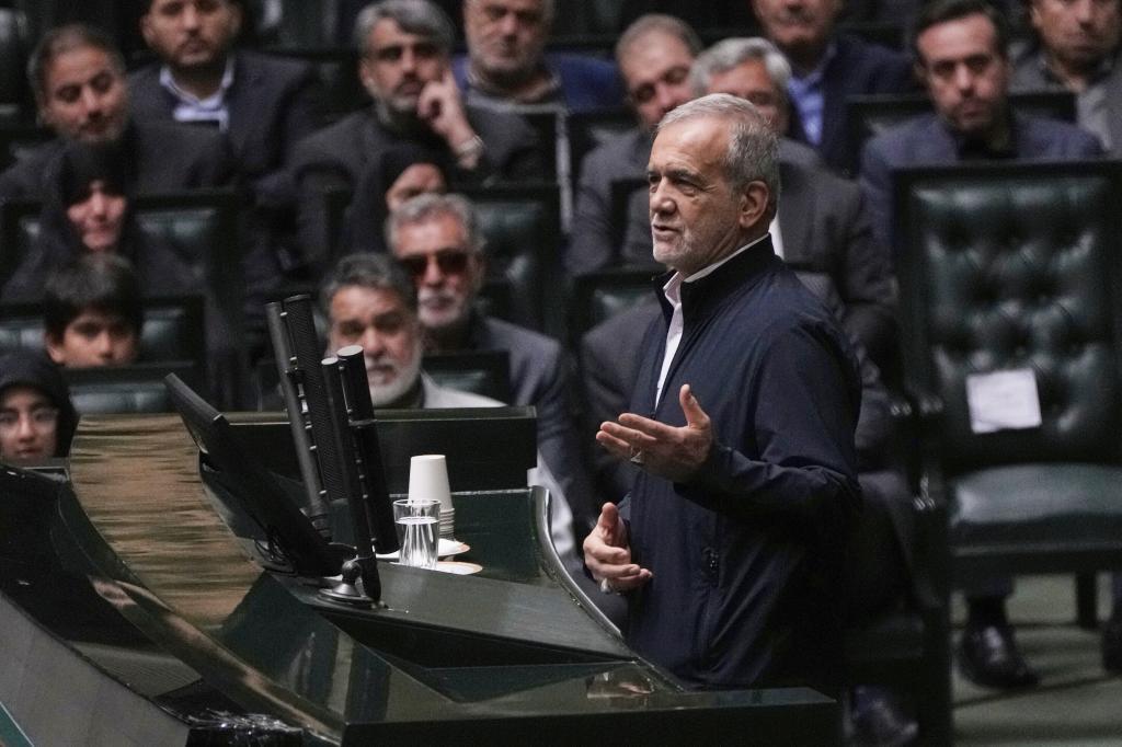 Iranian President Masoud Pezeshkian