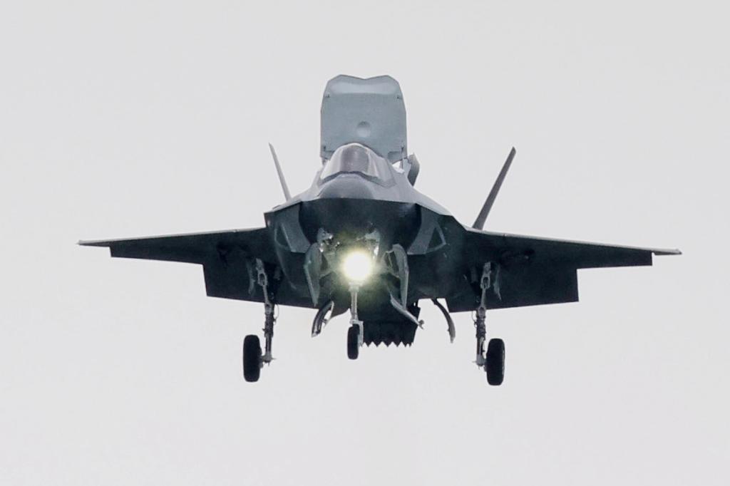 One of Japan's first three F-35B.