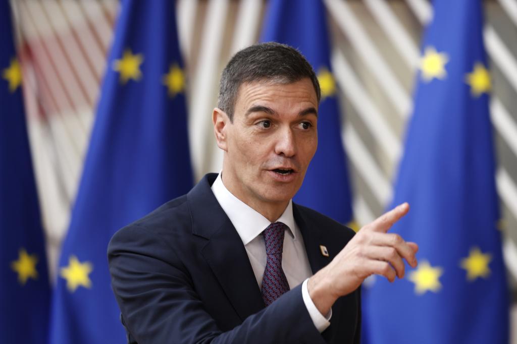Spain's Prime Minister Pedro Sanchez.