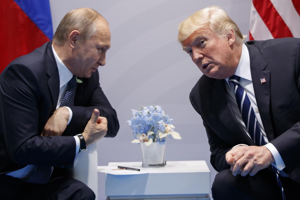 Russia?s President Vladimir Putin and U.S. President Donald Trump.