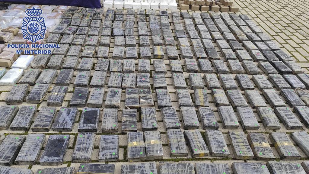 Cocaine seized by the National Police.