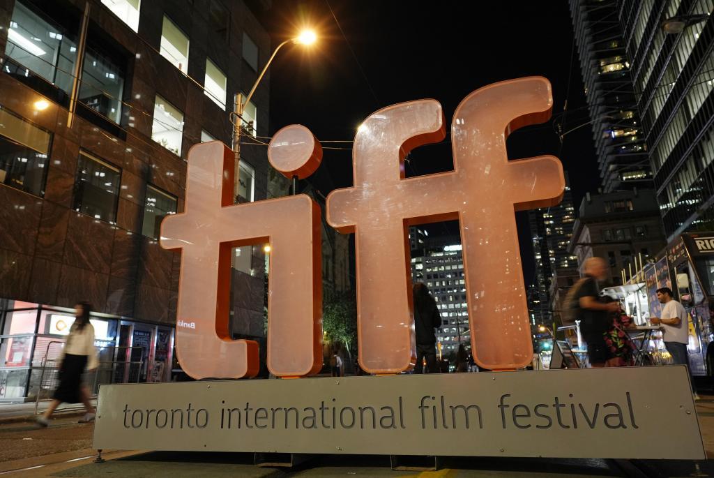 A sign for the Toronto International Film Festival