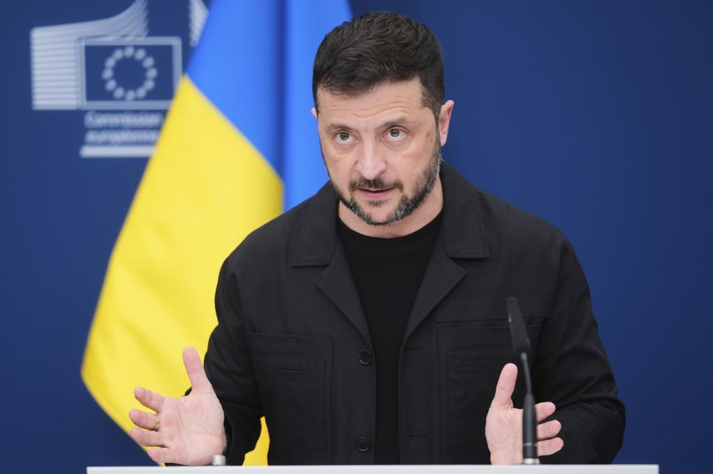 Ukraine's President Volodymyr Zelenskyy.