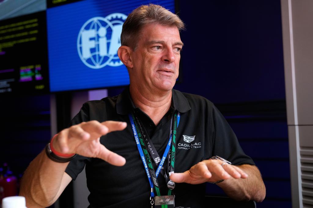 Graeme Lowdon, the team principal of the new Formula One team Cadillac