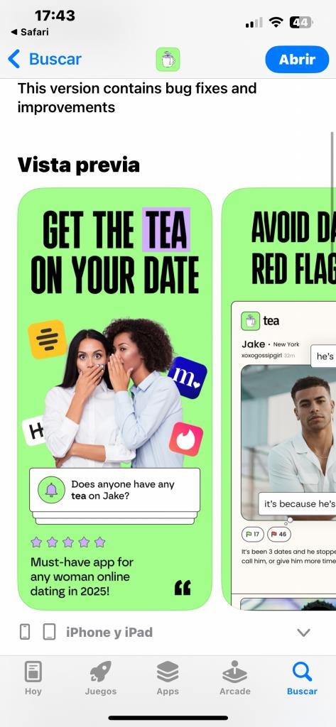'Tea Dating App,' an app where women can anonymously report their experiences with men.