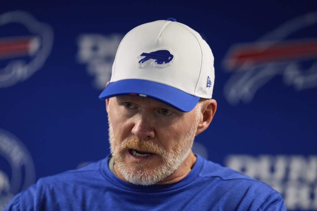 Buffalo Bills head coach Sean McDermott.