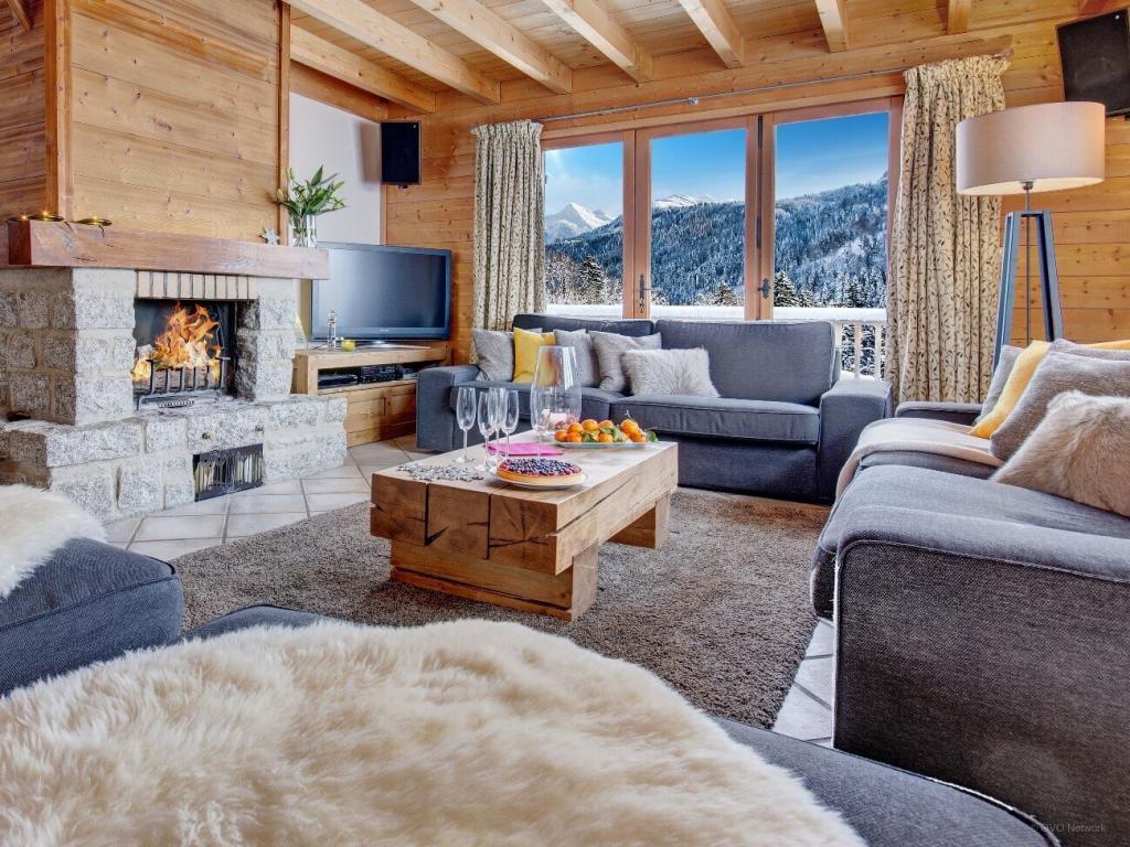 A house at the mountain.