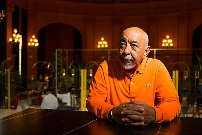 Cuban writer Leonardo Padura during his visit to Madrid.