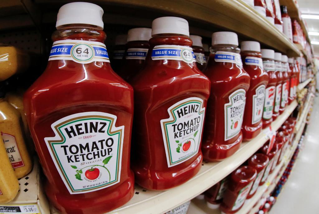Heinz Ketchup on display in a market in Pittsburgh.
