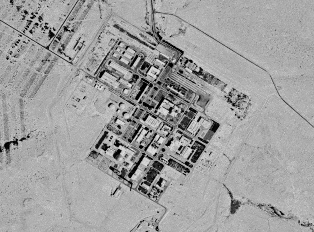 Spy satellite photograph.