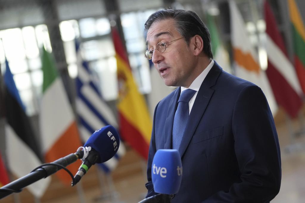 Spain's Foreign Minister Jose Manuel Albares.