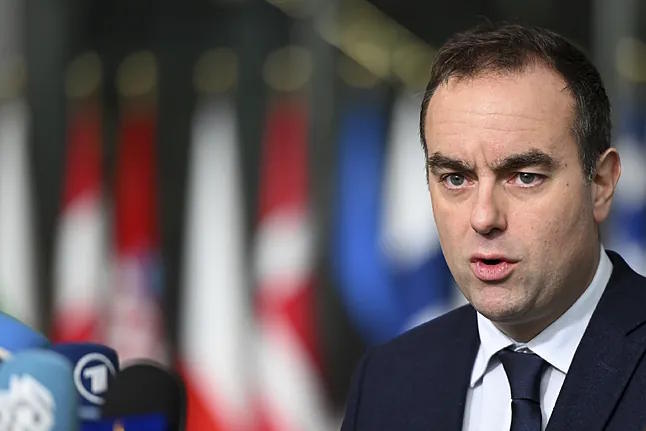 French Minister of Defense, Sebastien Lecornu.